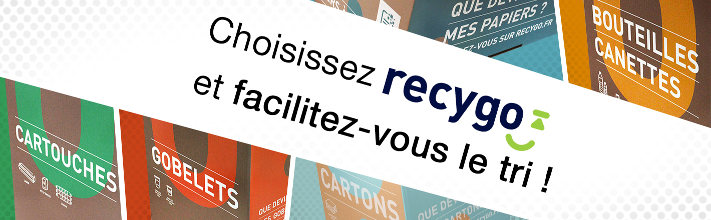 Recygo propose des collecteurs en carton pour le recyclage des cartouches d'encre