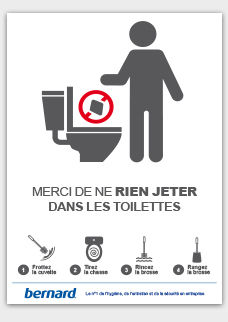 Affiche Gratuite Gardez Les Toilettes Propre à