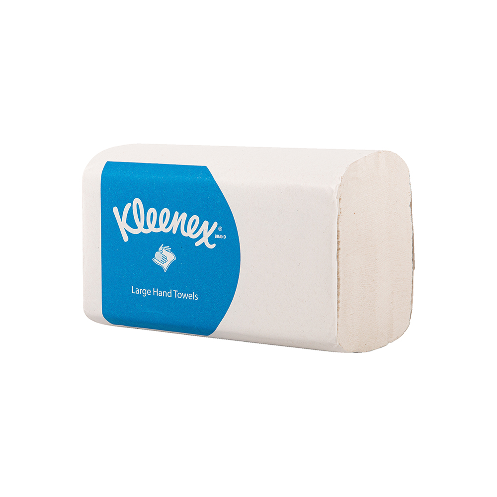 Essuie-mains pliés enchevêtrés Kleenex Airflex Ultra, lot de 5x124 soit 620