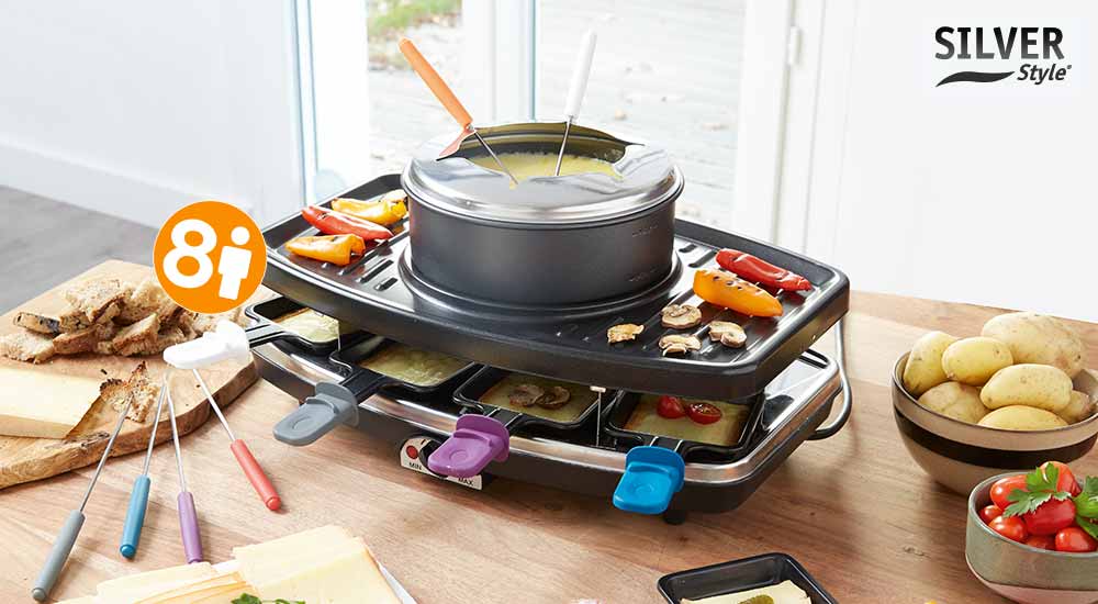 Raclette_Fondue_Gril_Silverstyle