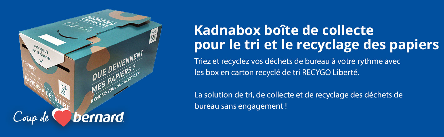 Kadnabox Recygo, pour faire recycler vos documents sensibles