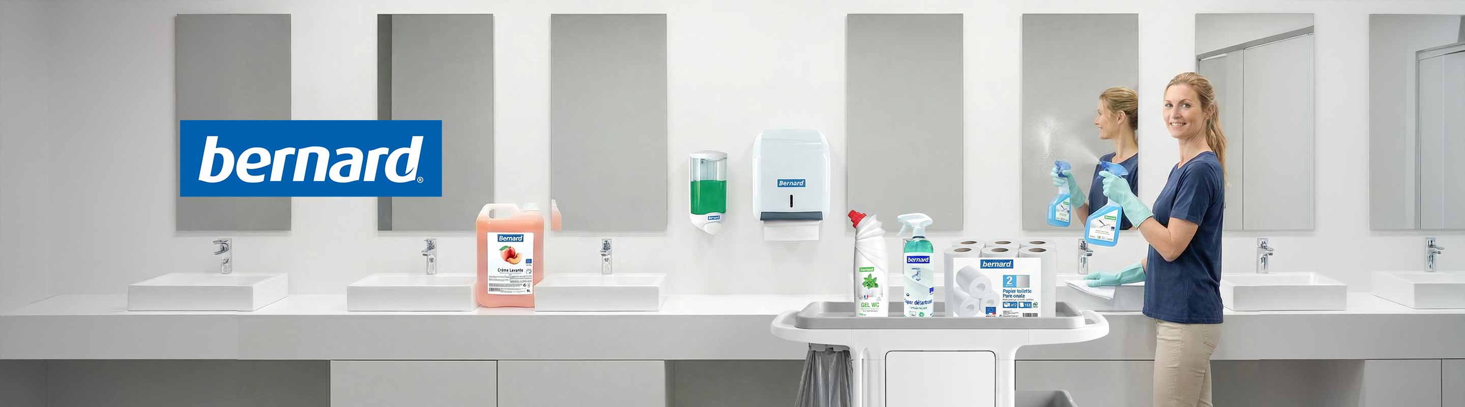 Produits Bernard - Produits d'entretien, hygiène, sacs poubelle, papier toilette, essuie-mains