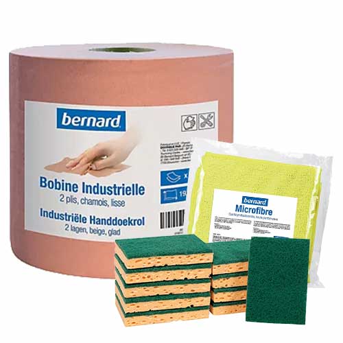 Éponges, lavettes, bobines, essuie-tout Bernard