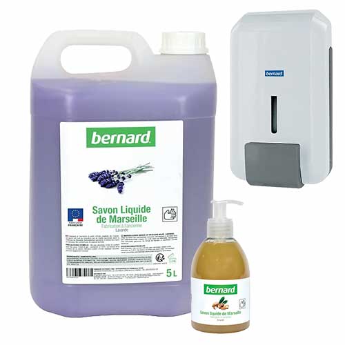 Savon et distributeurs de savon Bernard