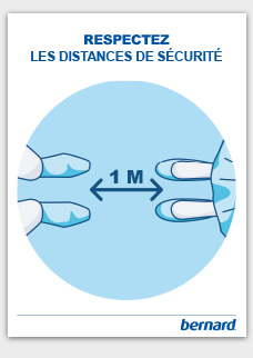 Affiche respectez les distances de sécurité_2