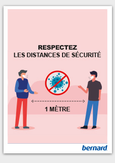 Affiche respectez les distances de sécurité_4