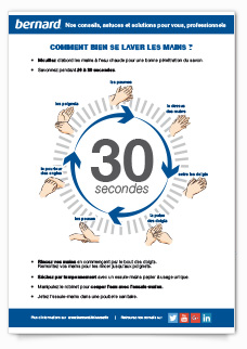 Affiche gratuite « Comment se laver les mains ? » Affiche comment se laver les mains ?