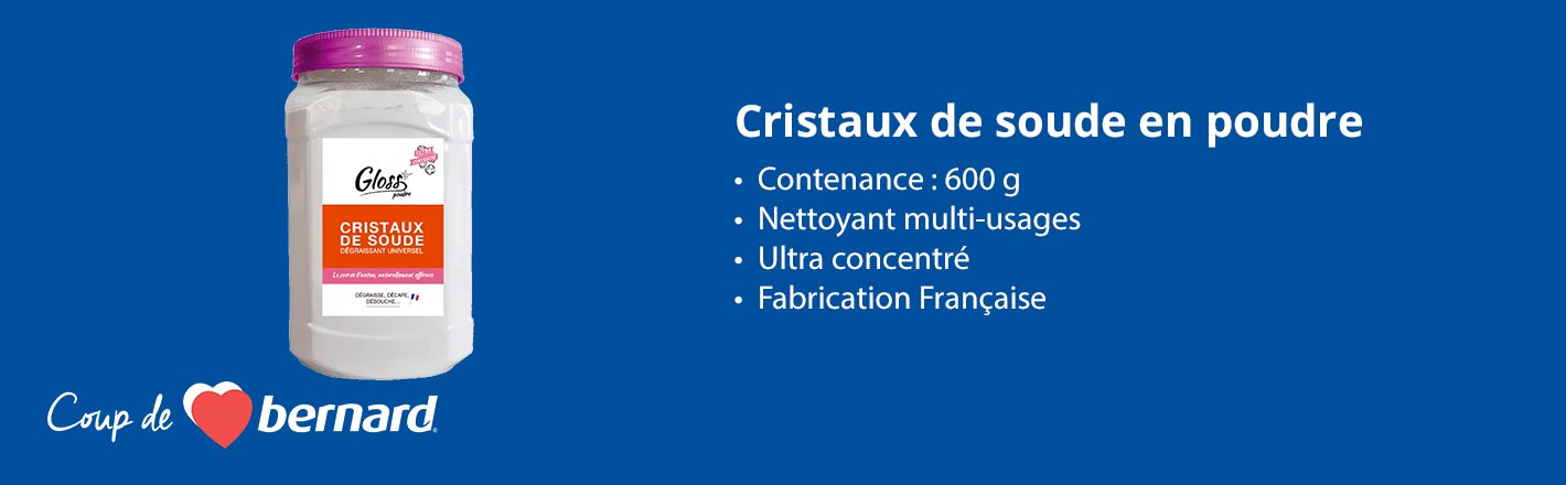 Nettoyer sa poubelle aux cristaux de soude
