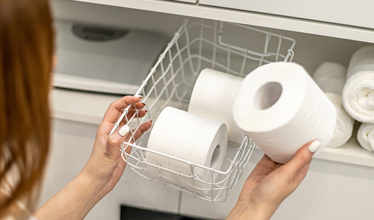 Comment bien stocker son papier toilette ?