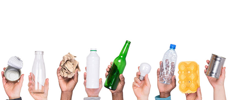 Infographie recyclage des déchets