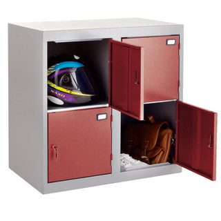 Combibloc 4 cases gris rouge