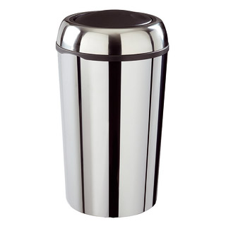 Corbeille ronde Swingy Inox 50 L