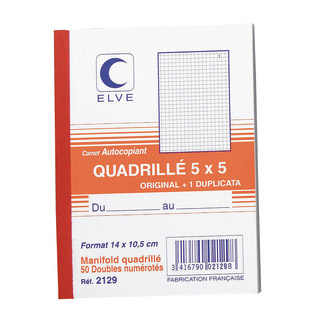Lot de 10 manifolds quadrillés<br /> 2 exemplaires