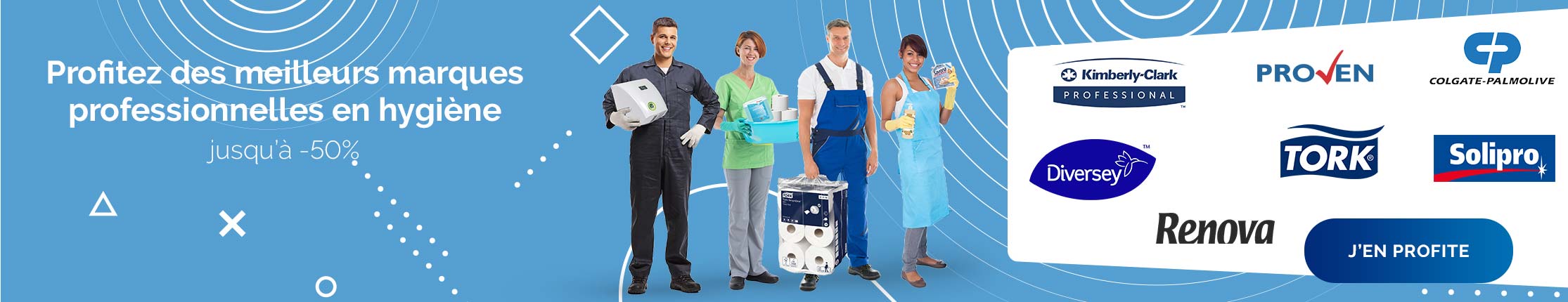 Les meilleurs marques d'hygiène professionnelle à l'honneur !