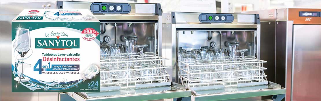 Désinfection cuisine et lave-vaisselle Sanytol