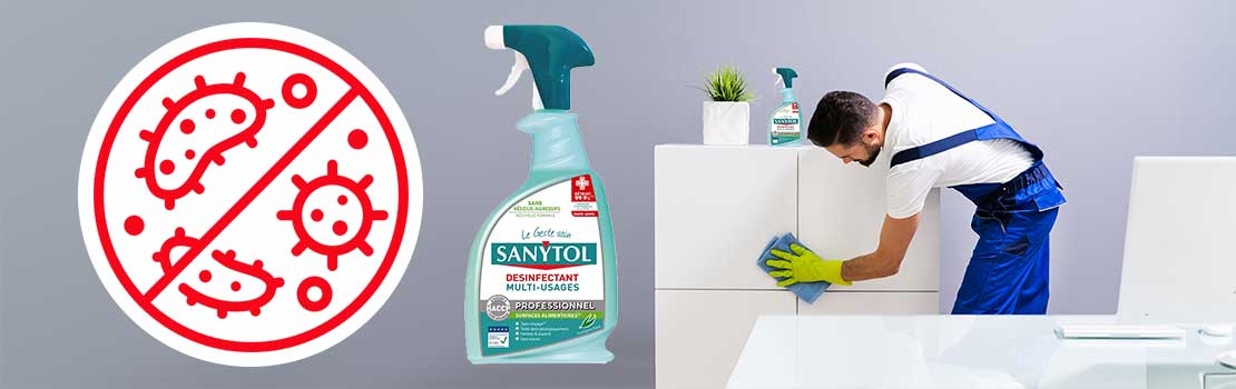 Sanytol désinfectant multi-surface antibactérien