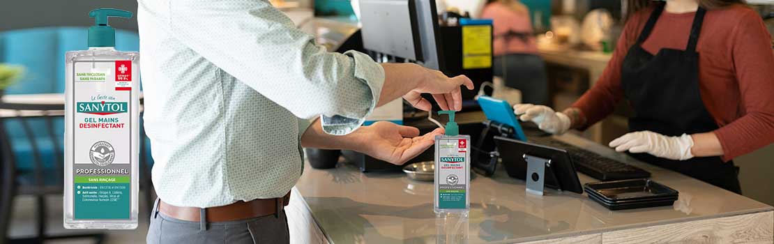 Gel lavant Sanytol pour la désinfection des mains